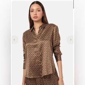 Cami NYC Geometric Print Blouse